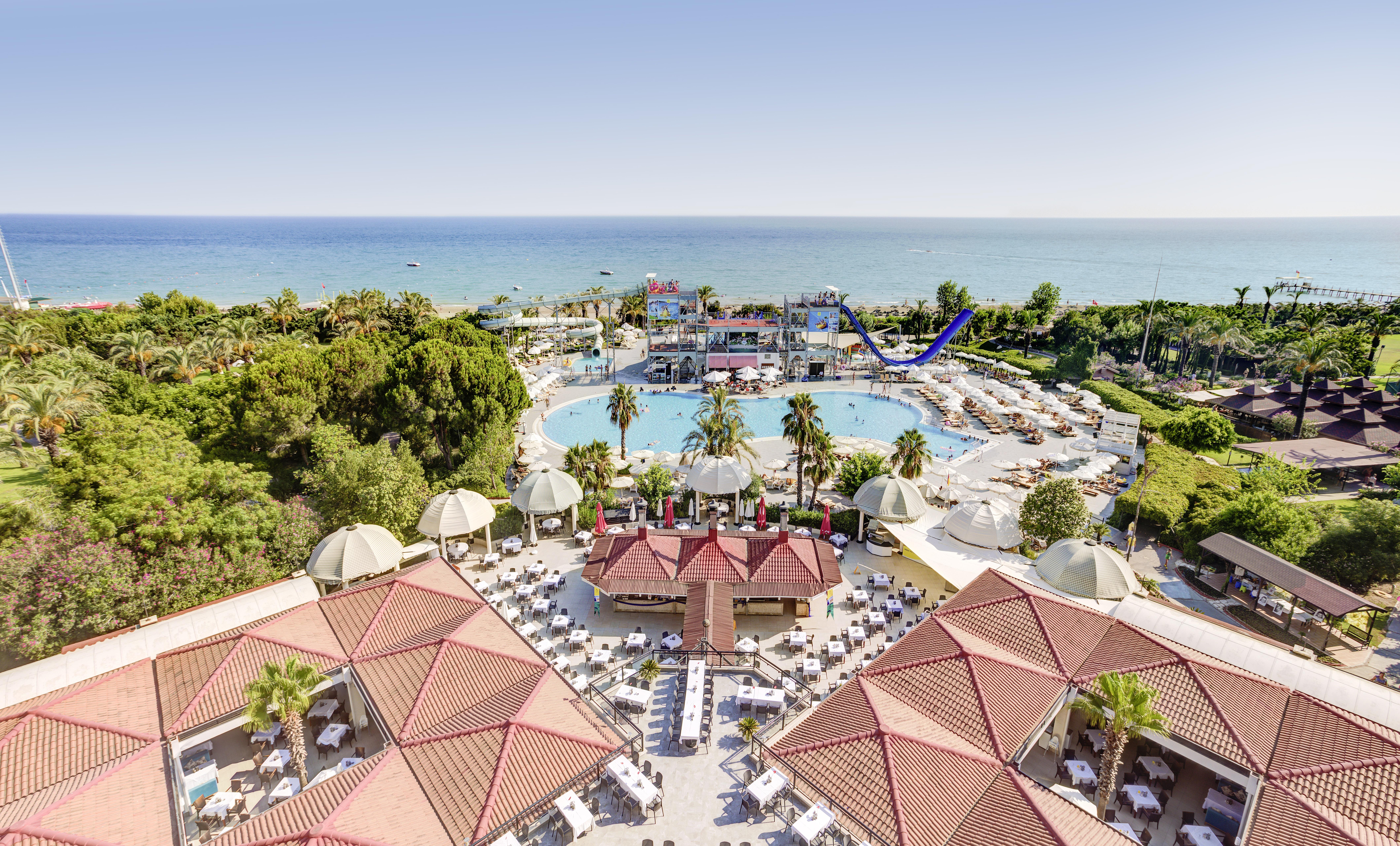 Asteria Family Resort Belek Antalya Ngoại thất bức ảnh Aerial view of the resort