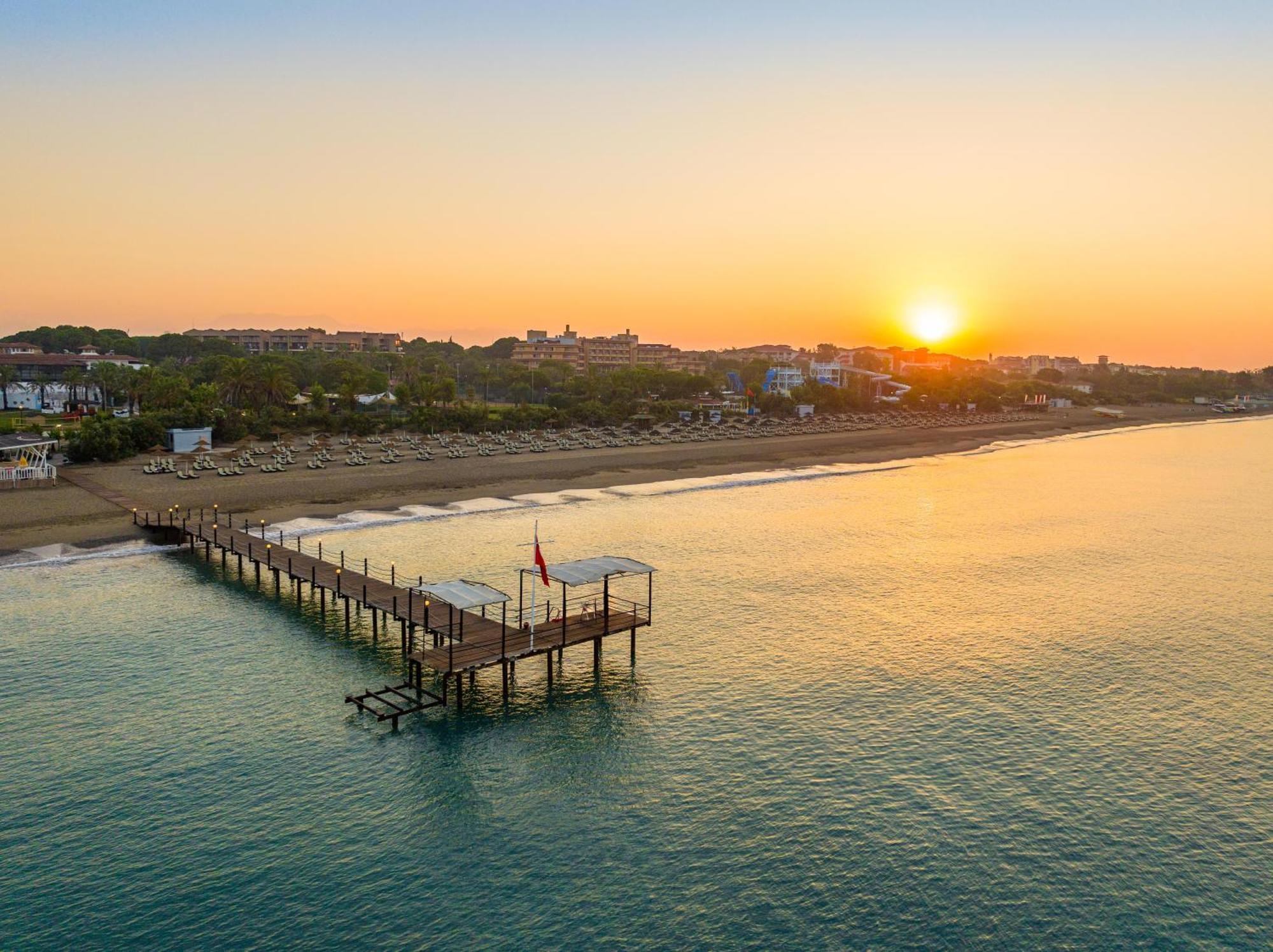 Asteria Family Resort Belek Antalya Ngoại thất bức ảnh Sunset at Ladies Beach